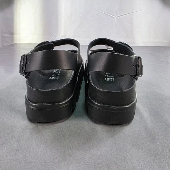Papillio by Birkenstock Platform Sandals Adjustable Buckles Black EU 42 Men 9 - Picture 6 of 10